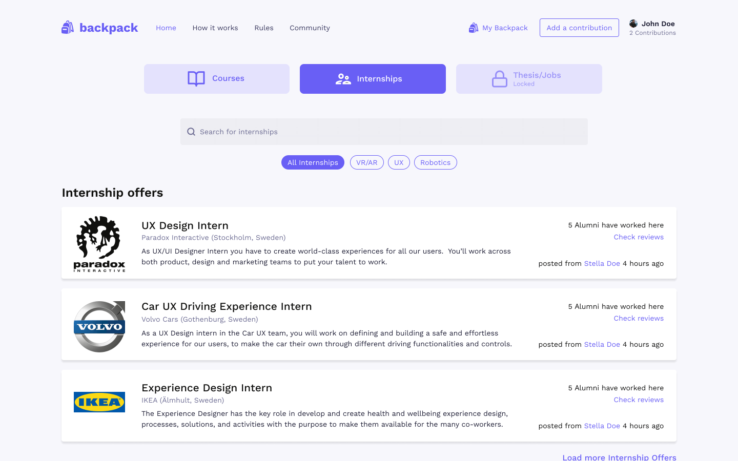Candidate Page of Know Your Vote Site